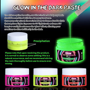 TIMESRUI Magisches Leuchtpigment Flüssigpaste Harzfarbe Mischfarbe für Epoxid-/UV-Harzfarbe Schmuck Bastelbedarf - Product Image 3