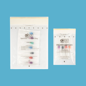 Sac de transport de spécimens de haute qualité, jetable, en plastique, personnalisé, rouge, pour les risques biologiques, pour le laboratoire, le blanchiment des dents - Product Image 2