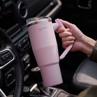 Gobelet de voyage personnalisé en acier inoxydable écologique de 32oz/40oz avec paille et isolation sous vide pour la bière
