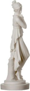Magnifique statue <span class=keywords><strong>de</strong></span> <span class=keywords><strong>la</strong></span> <span class=keywords><strong>déesse</strong></span> <span class=keywords><strong>grecque</strong></span> Persephone, <span class=keywords><strong>déesse</strong></span> du monde souterrain, avec fleurs et végétation printanières et motif floral, 7 pouces - Product Image 3