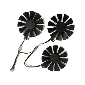 T129215SU, GPU VGA คูลเลอร์,พัดลมกราฟิกสำหรับ ASUS STRIX GTX1080 <span class=keywords><strong>GTX980ti</strong></span> GTX1080Ti GTX1070 GTX1060 GTX1070Ti การ์ด - Product Image 5