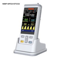 Moniteur capnographique vétérinaire portable, oxymètre de pouls multiparamètres vétérinaire