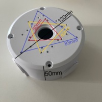 Boîtier électrique étanche en plastique cctv bullet boîte de jonction extérieure pour CCTV boîtier d'alimentation étanche pour caméra en plastique