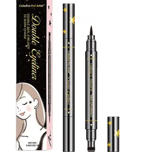 Wholesale Double Headed Seal Eyeliner Pen Waterproof Personality Eyes Love Star Eye Pencil