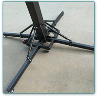 Soporte de manivela de elevación al aire libre 6M Truss vertical Outriggers Line Array Speaker Hand Crank