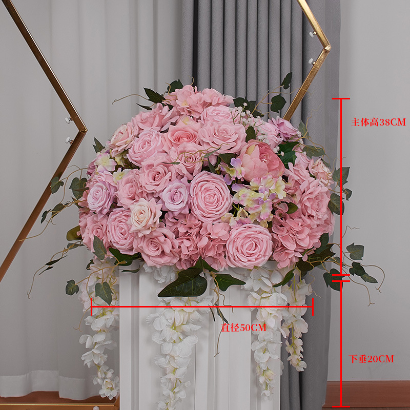 Palla di fiori rosa