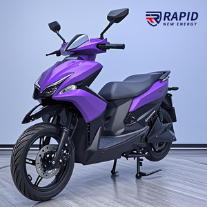 Motocicletas eléctricas de 1500W para adultos Potente moto de carreras con faros redondos dobles 80 km/h Velocidad máxima 1500W Potencia - Product Image 6