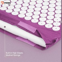 Ensemble de tapis et oreiller d'acupression écologiques avec sac, tapis de santé à picots en plastique pour la relaxation musculaire
