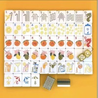 Ensemble de mahjong américain personnalisé, tuiles en acrylique personnalisées, cadeau de fête OEM pour femmes