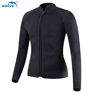 KDIVE-traje de <span class=keywords><strong>neopreno</strong></span> de manga larga personalizado para hombre y <span class=keywords><strong>mujer</strong></span>, <span class=keywords><strong>chaqueta</strong></span> de <span class=keywords><strong>neopreno</strong></span> de 2mm y 3mm - Product Image 2