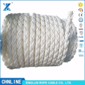 Corde en polypropylène double tressée 3 6 12 pour l'amarrage de bateaux et voiliers, corde de tirage légère avec œillet, corde flottante - Product Image 6