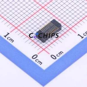 DF40C(2.0)-20DS-0.4V(51) Board-to-Board & Backplane Connector SMD,P=0.4mm Connector 0.4mm Vertical Mount 2 300mA - Product Image 2