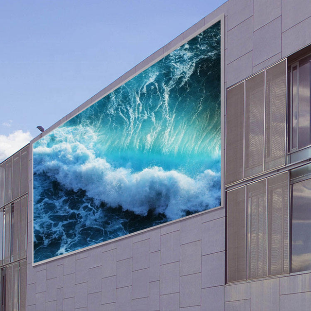 New P5.7 High Brightness HD Outdoor Fixed Screen 3D Led Poster Display Naked Eye 3d Led Display Screen