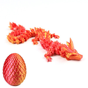 Buntes 3D-Gedrucktes Spiral-Kegel-Drachenei Puzzle-Spielzeug Tiere für Kinder Geschenkset - Product Image 1