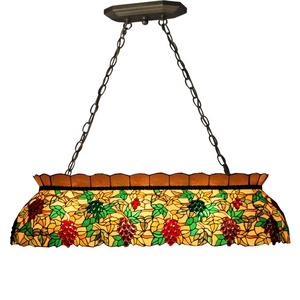 48 \ "nho Mô hình mặt dây chuyền đèn phòng ăn thanh khách sạn chiếu sáng và trang trí kính màu đèn chùm kích thước trung - Product Image 2