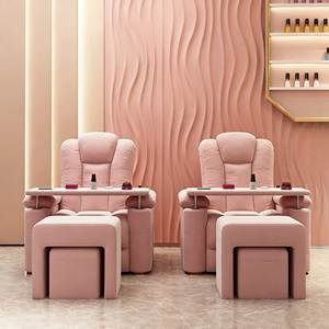 Sillón Moderno para Salón de Uñas y Pestañas, Silla de Pedicura, Sillón Reclinable para Tatuajes, Sillón Multifuncional con Baño de Pies Eléctrico y Masaje - Product Image 4