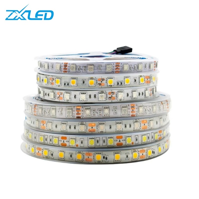High Quality Rgb 5050 Led Strips Light 120 LED High Lumens Output Flexible Strip Lights 12V 24V Warm White LED Linear Light