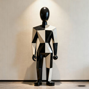 Sculpture de coureur personnalisée W067, Art déco moderne, thème sportif, décoration de sol intérieure/extérieure pour célébrations d'anniversaire et usage commercial - Product Image 2