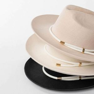 Casquettes personnalisées en gros, 100% laine, sombreros, chapeau de cowboy old school pour hommes et femmes, chapeau Fedora classique vintage - Product Image 5