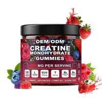 Gummies de créatine OEM pour la croissance musculaire, créatine monohydrate, gummies de créatine, pré-entraînement, nutrition sportive, pilules pour la croissance musculaire
