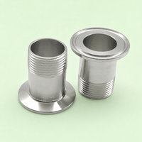 Adaptateur à filetage mâle à serrage rapide SUS304/316L, raccord Tri-Clamp vers filetage mâle pour systèmes CVC/cuisine/salle de bain/refroidissement liquide