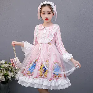 Yoliyolei Mooie Meid Cosplay, Kostuum Retro Meid Lolita Jurk Leuke Japanse Outfit Cosplay Kostuum Roze Plus Size/