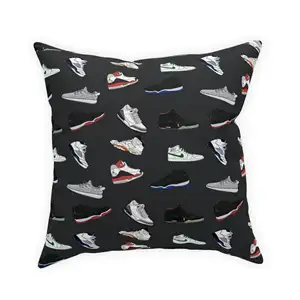 Jordans Sneakerhead तकिया मामलों रेट्रो Hypebeast सजावट उपहार तकिए कुशन कवर शांत स्नीकर फेंक तकिए सोफे के लिए