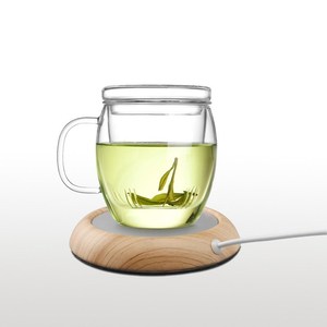 Posavasos USB con Calefacción y Base Metálica, Temperatura Constante, Aislado para Café, Té y Bebidas - Product Image 2