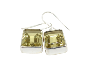 Pendientes de Topacio Amarillo, Piedra Preciosa Natural, Plata de Ley 925, Joyería Hecha a Mano, Pendientes de Estilo Étnico Tribal Vintage para Mujer, Venta al por Mayor - Product Image 4