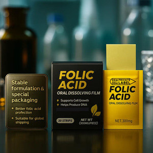 Suplemento Dietético en Película Oral de Ácido Fólico, el Más Vendido, con Vitaminas que Favorecen el Crecimiento Celular - Product Image 3