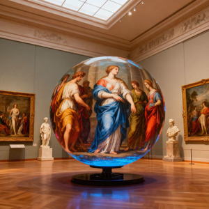 Sáng tạo mini Sphere <span class=keywords><strong>LED</strong></span> hiển thị đường cong Globe quảng cáo <span class=keywords><strong>LED</strong></span> mô-đun màn hình 3D bóng Sphere <span class=keywords><strong>LED</strong></span> hiển thị cho Bảo tàng - Product Image 1