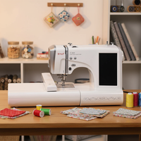 Machine à coudre et à broder informatisée MYSEW V700, 650 points par minute, 235x100mm, 150 motifs, 162 points, écran tactile, pour la maison et le studio