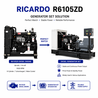 Moteur diesel industriel Weifang Ricardo série R6105 R6105ZD 84 kW 1500 tr/min 114 CV turbo pour groupe électrogène