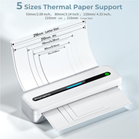 Imprimante thermique portable sans fil Phomemo 300 dpi, mini imprimante pour étiquettes, photos, autocollants pour téléphone portable, imprimante mobile pour petite entreprise