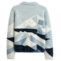 Pull en maille décontracté pour homme avec logo personnalisé, motif design, manteau tricoté d'hiver, cardigan zippé à manches longues