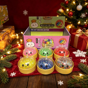 15CM Kawaii Glitter Reindeer Steamed Bun Squishy Toy Christmas Fidget Squeeze Toy Soft Stress Relief Toy for Kids Party <b>Gift</b> - Product Image 2