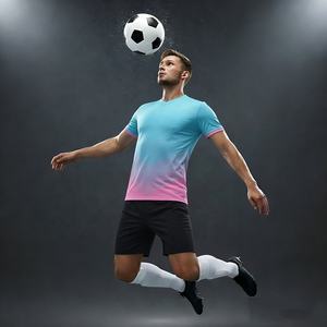Camiseta de fútbol sublimada personalizada, uniforme de club de fútbol, conjunto de hombres, ropa deportiva de transferencia de calor personalizada, camiseta de fútbol para adultos para hombres - Product Image 5