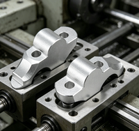 Support de fixation sur mesure en acier inoxydable/alliage d'aluminium usiné CNC, fraisage CNC de haute précision, qualité industrielle pour moto/vélo
