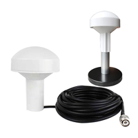 Antenne GPS extérieure 1575,42 MHz 25-30 dBi 5 W pour la réception du signal, ANTENNE GNSS AVEC câble Rg58 de 10 m, extrémité du connecteur Bnc-mâle