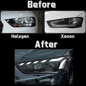 HETOP A4 B8 Phare 2013-2016 B8.5 Mise à niveau LED DRL Lampe modifiée Lentille de projecteur Mise à niveau vers le style A5 Design RS5 pour <span class=keywords><strong>Audi</strong></span> - Product Image 2