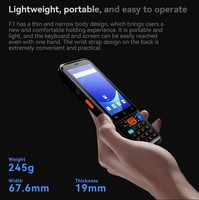 Terminal Portátil PDA Resistente IP67 con Android 15, Pantalla de 4 Pulgadas, Lector de Códigos QR 1D y 2D, NFC, 4G, Escáner de Códigos de Barras, en Existencia