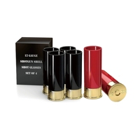Verre à shot en plastique de 40 ml pour spiritueux, couleurs plaquées, logo personnalisé, style cartouche de pistolet