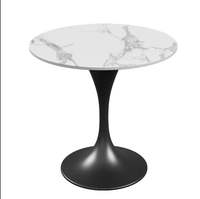 Ensemble de table à manger et 4 chaises en cuir PU de luxe, design moderne pour hôtel et bureau, mobilier commercial
