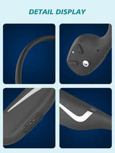 Wireless Bone Conduction Earbuds DV68 RGB Night Running LED Chipset Open-Ear Design Sports Large Capacity Battery 500mah Bone Co - Product Image 6