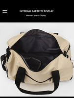 Sac de sport grande capacité, sac de voyage court, compartiment à chaussures indépendant, sac de sport, sac à bagages pour voyage d'affaires