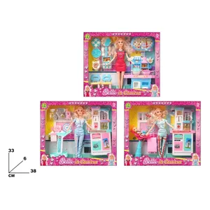 ตุ๊กตาหมอเบลล่าในกล้องพร้อมชุดของเล่นทางการแพทย์ 33x38 ซม. สำหรับเด็กผู้หญิงเล่นบทบาทสมมติ - Product Image 1