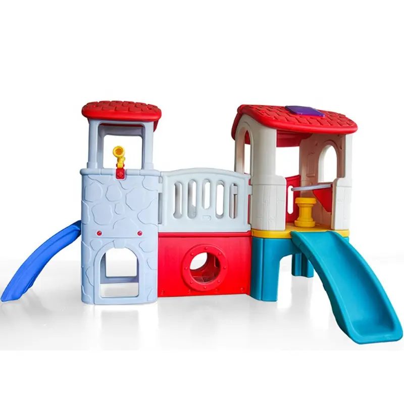 Little prodigy-Parque Infantil de plástico para niños, Tobogán, precio bajo, disponible