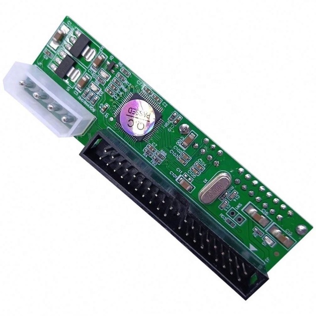 SATA TO PATA IDE Converter Adapter Plug Play 7 15 Pin 3.52.5 SATA HDD