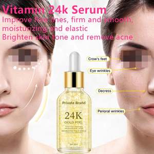 Suero Facial Vegano Blanqueador con Oro de 24K, Colágeno, <span class=keywords><strong>Vitamina</strong></span> <span class=keywords><strong>C</strong></span> Hidratante, Suministro Directo de Fábrica para el Cuidado de la Piel - Product Image 2