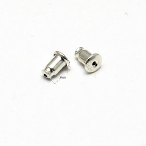 Jacobin nuovi tappi per le orecchie in argento 925 tremella bullet accessori per tremella fai da te tappo orecchio all'ingrosso YB28853 - Product Image 4